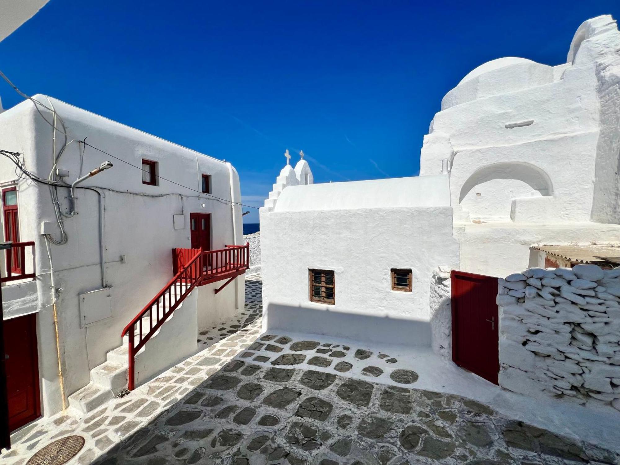 Myconian Little Venice Elite Suites With Sea View Mykonos Town Exterior foto